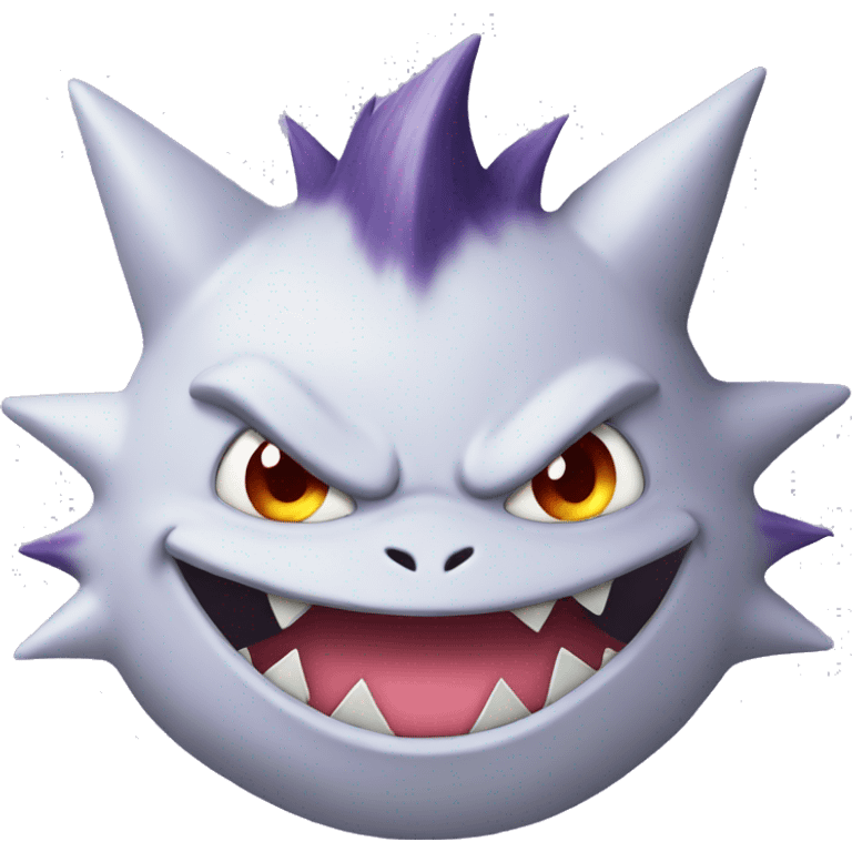 Gengar white emoji