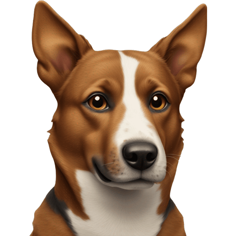 Brown cattle dog emoji