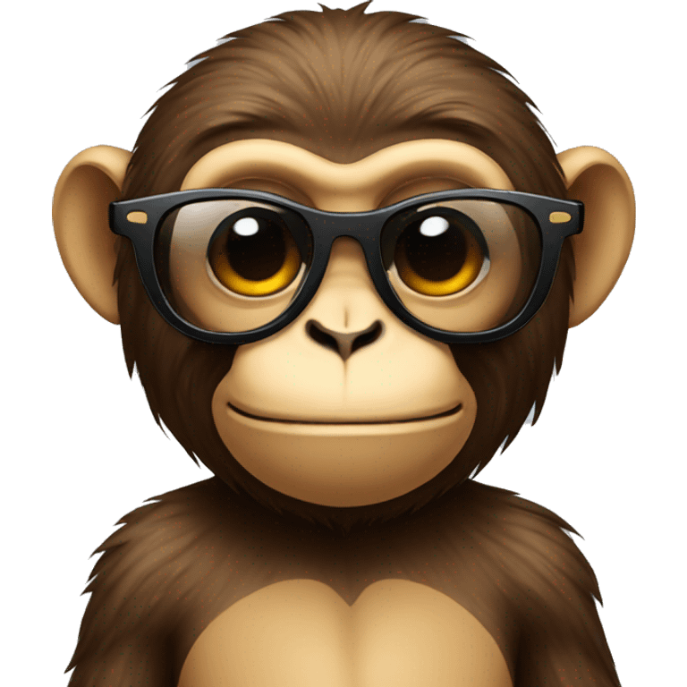 monkey with sunglasses emoji