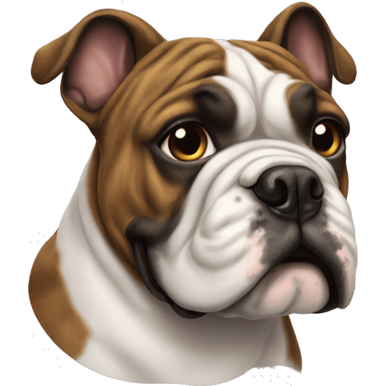 Brindle Bulldog emoji