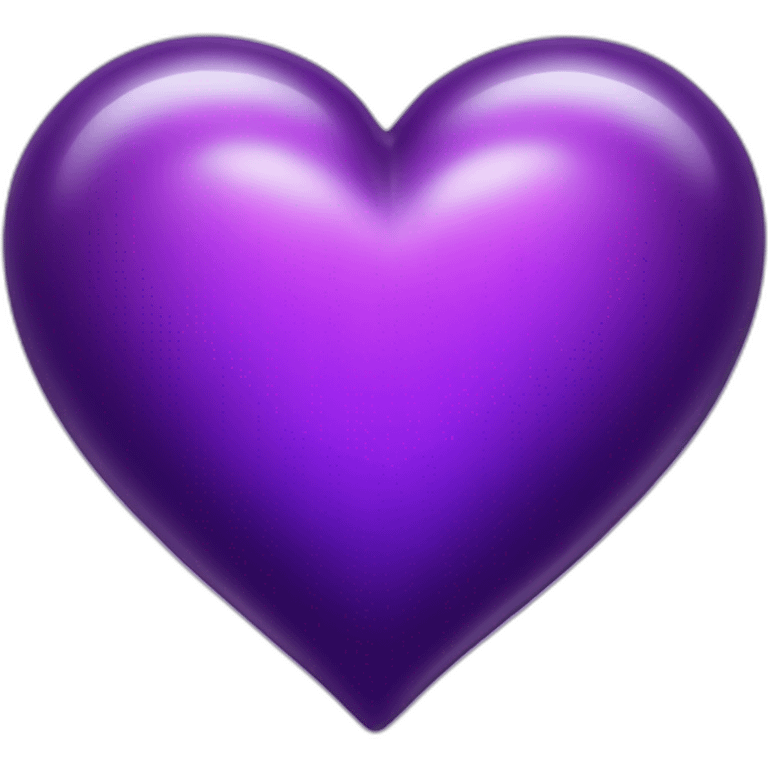 A magical purple heart emoji