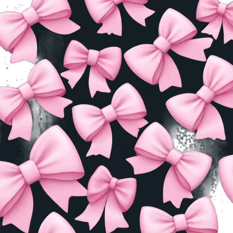 Light pink bows emoji