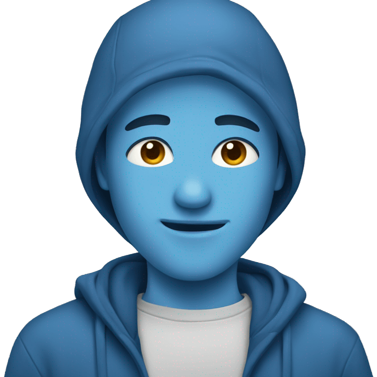 Cozy blue emoji