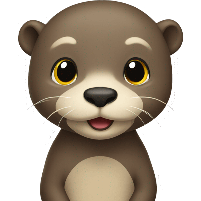 Otter in pj emoji