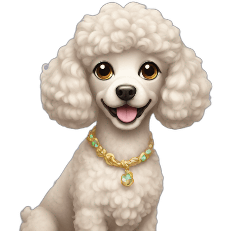 Poodle dog Mermaid emoji