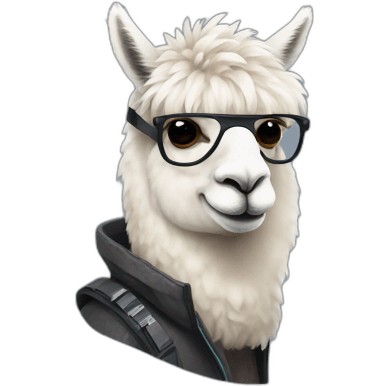 ALPACA PC USER CYBERPUNK emoji