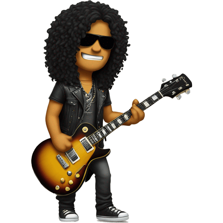 Slash con su guitarra emoji