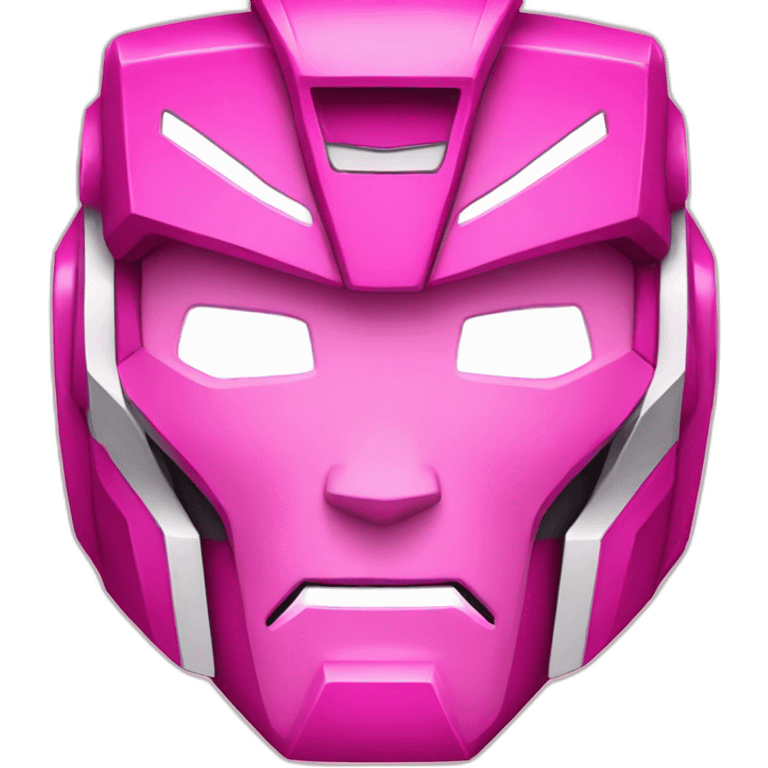 Pink Autobot emoji