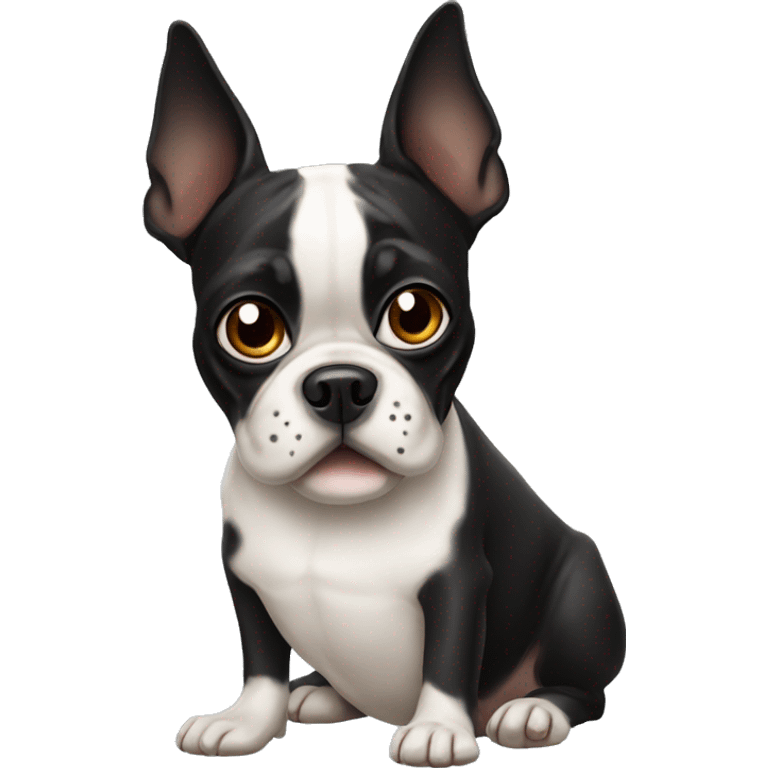 Mummy boston terrier  emoji