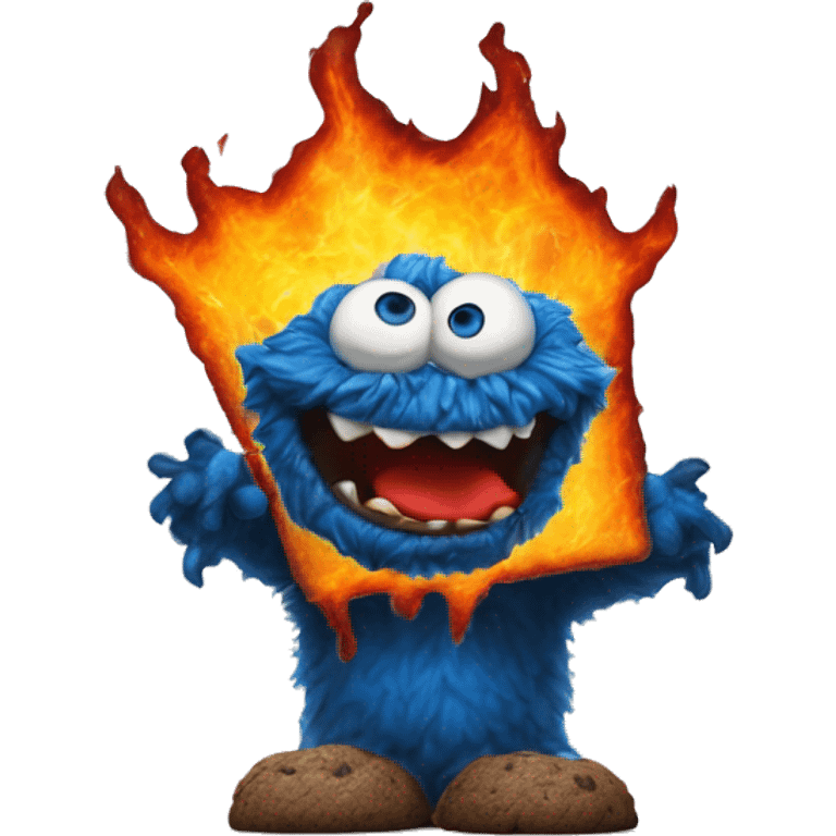 Molten Monster: The Hungry Inferno

Cookie Monster Disney Villain: The Hungry Inferno A hunger-driven, ravenous villain with an endless appetite, The Hungry Inferno devours everything, leaving fiery trails and blazing through all barriers. emoji