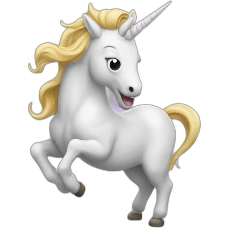 Licorne qui dab emoji