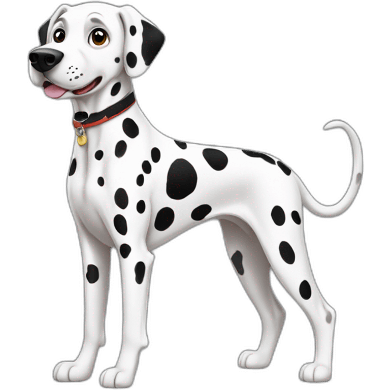 Dalmatian full body emoji