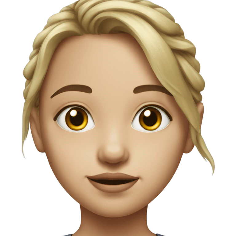 realistic portrait of girl emoji