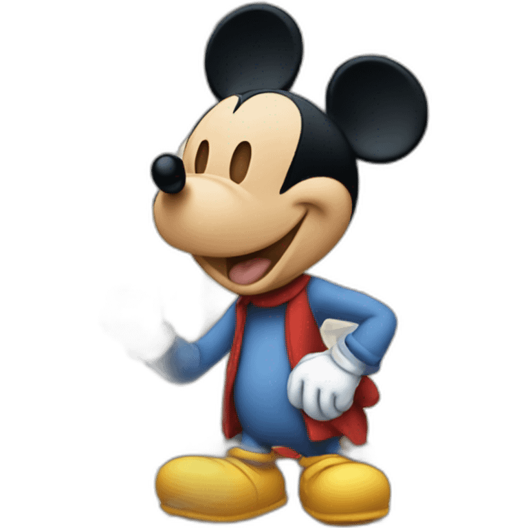 mickey mouse playing chess  emoji