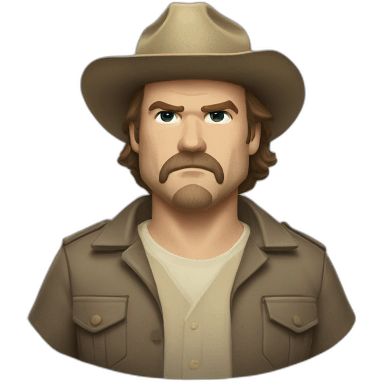 Jim Hopper David harbour emoji