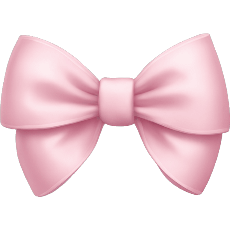 light pink bow emoji