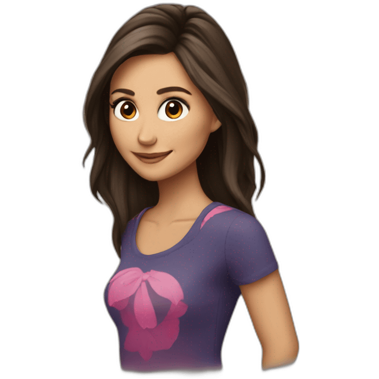 nina dobrev emoji