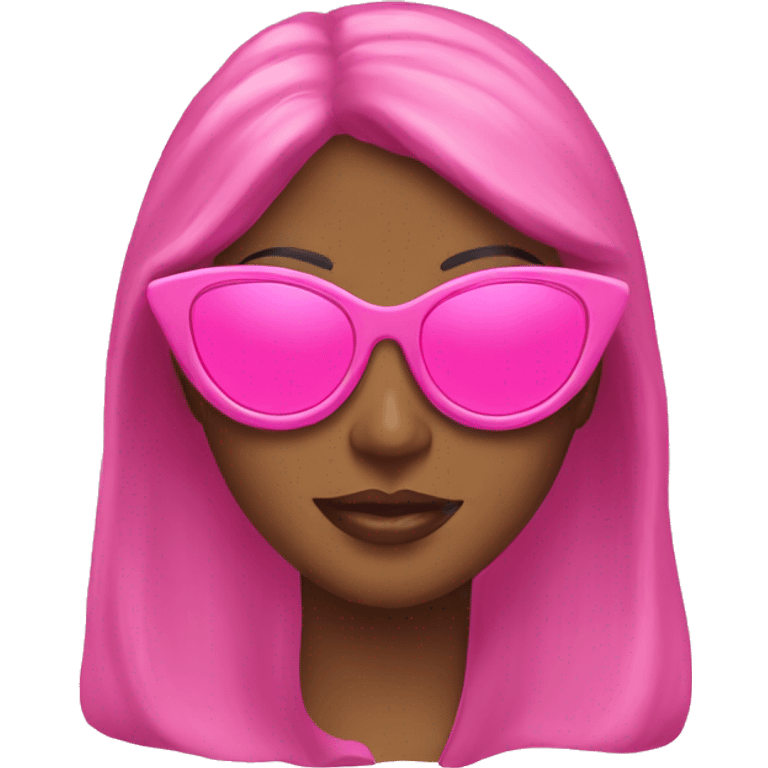 pink cateye sunglasses emoji