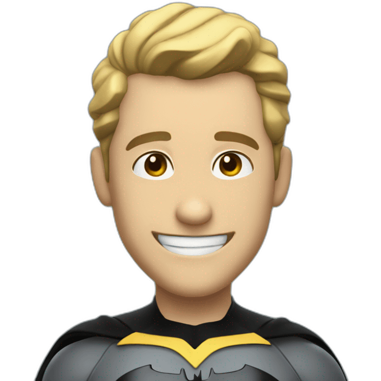 Batman sonriendo emoji