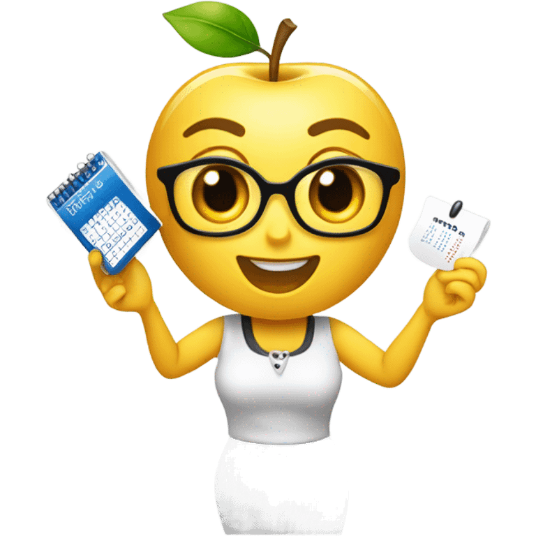 Apple like emoji woman who books a appointment emoji