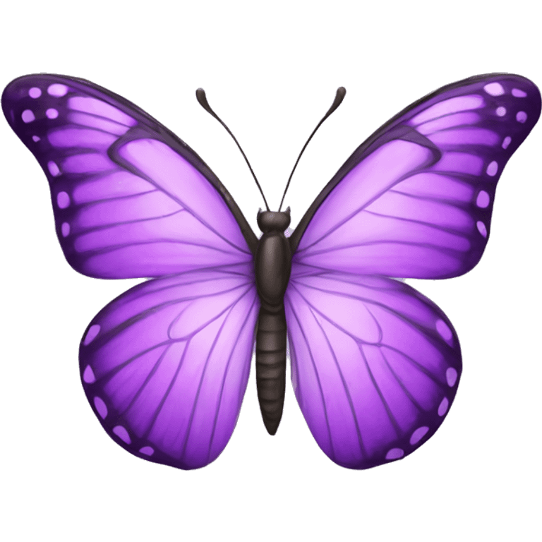 Butterfly purple emoji