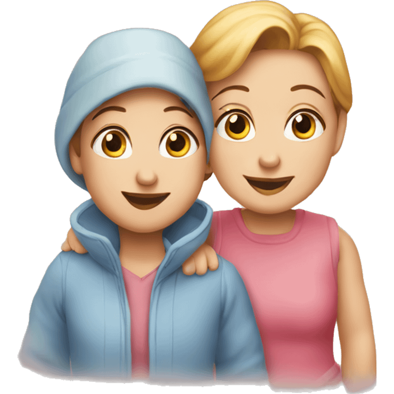 Bebek ve anne emoji