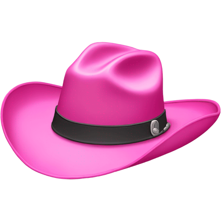 cowboy hat pink  emoji