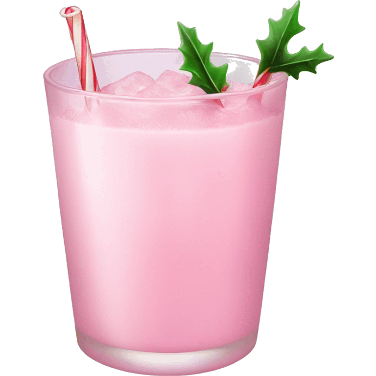 pastel pink christmas christmas drink emoji