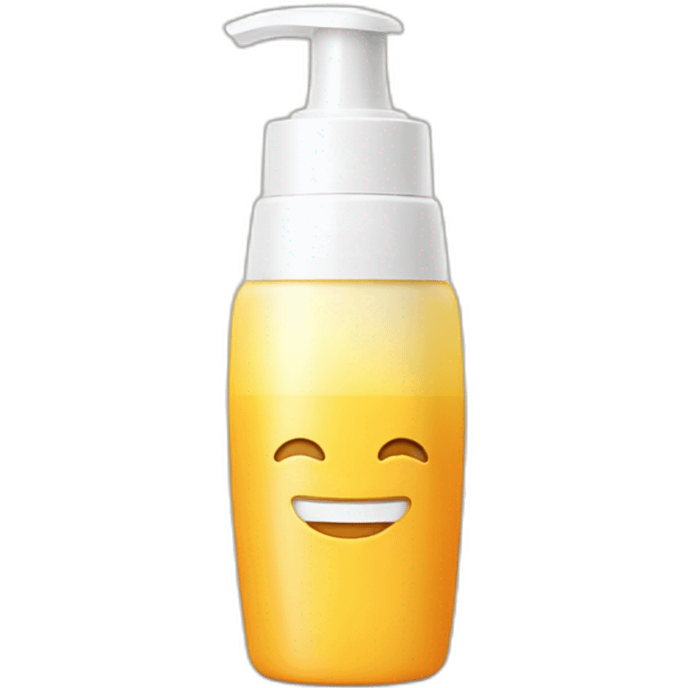 Sunscreen bottle emoji