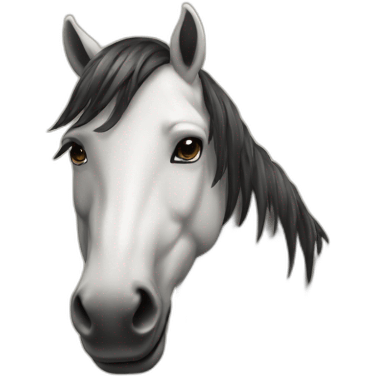 Cheval qui aute emoji