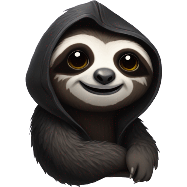 goth sloth emoji