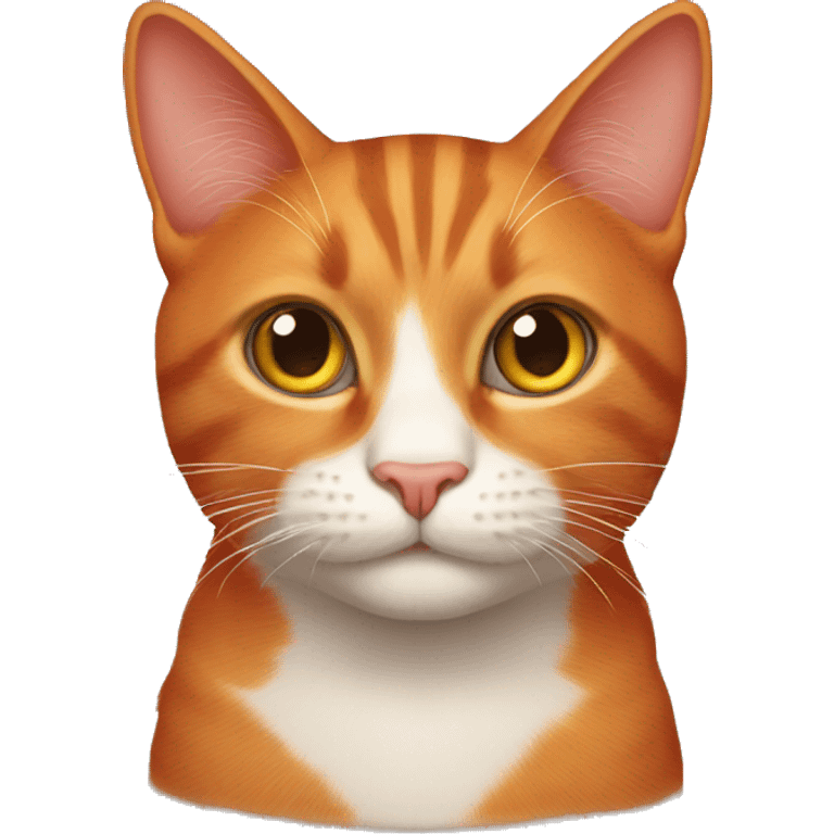 Red cat emoji