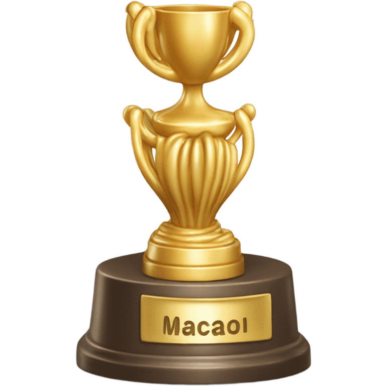 Golden Macaroni Trophy emoji