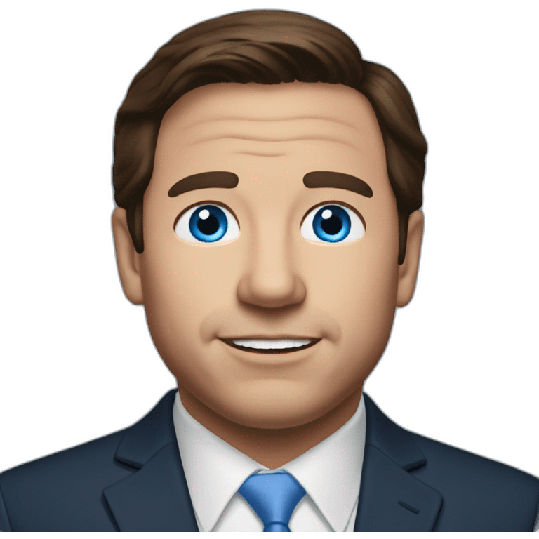 Ron deSantis, blue eyes  emoji