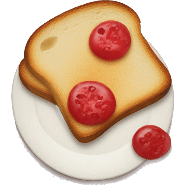 Jam toast  emoji