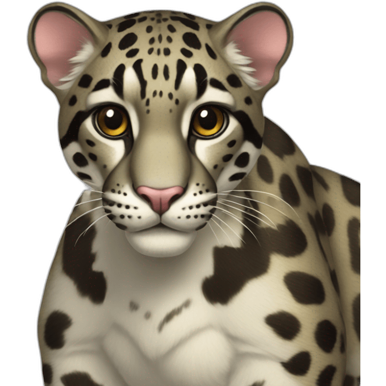 Clouded Leopard Full Body emoji