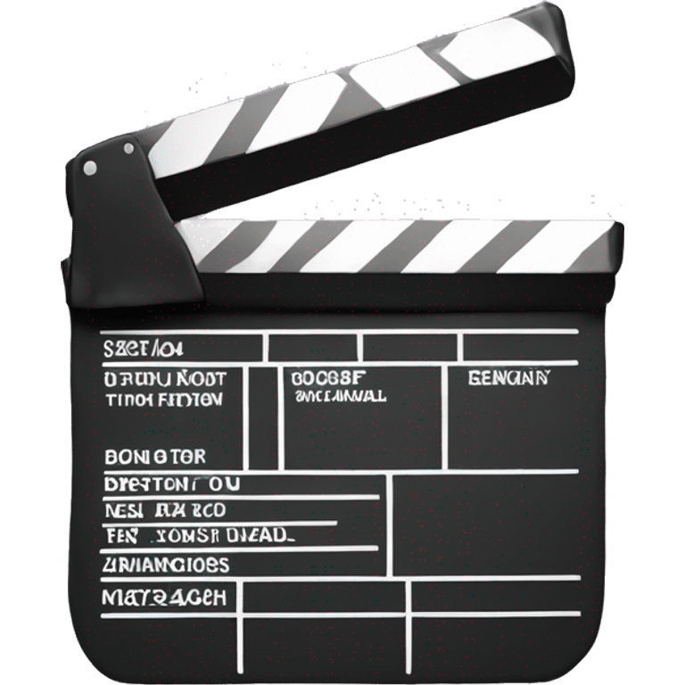 movie clapperboard emoji