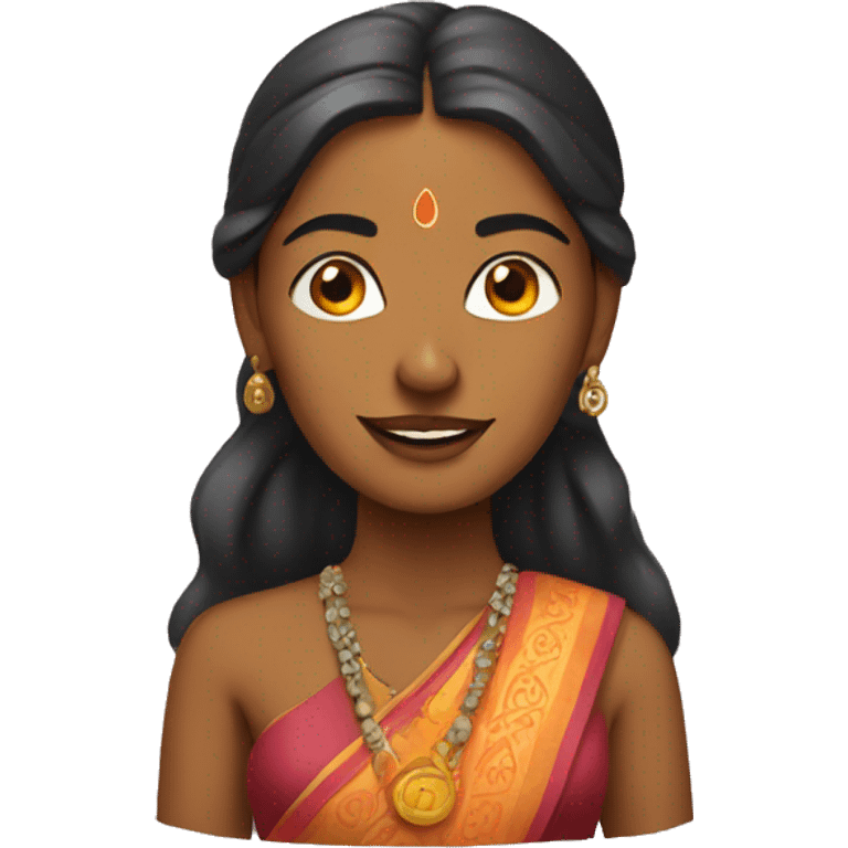 Hindu woman emoji