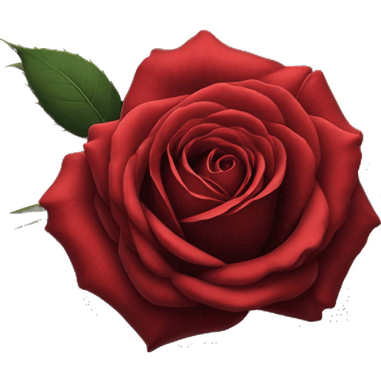 Red rose on black piano emoji