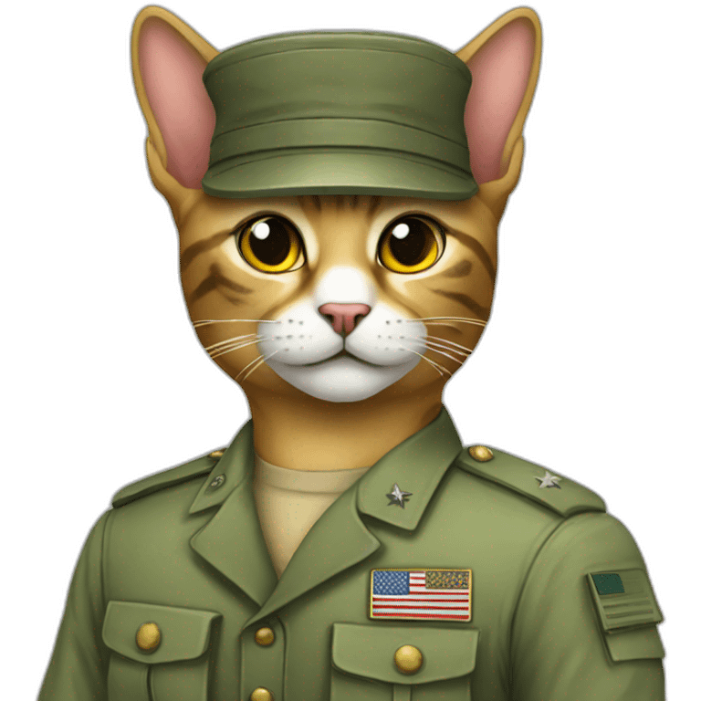 military cat emoji