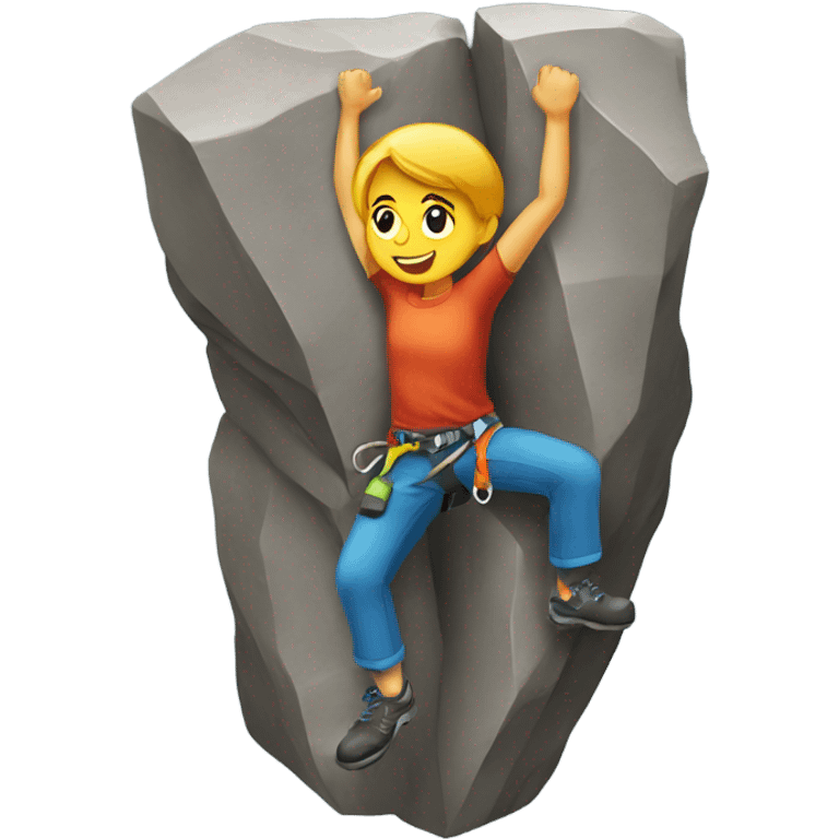 rock climbing emoji