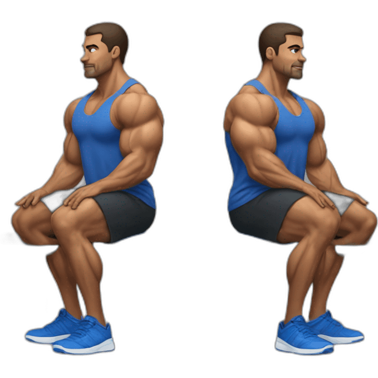 Man bench musculation emoji