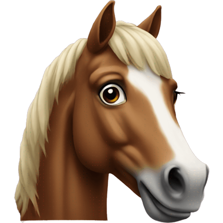 Horse in a casino emoji