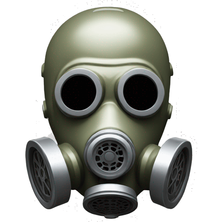 Mickey Mouse gas mask emoji