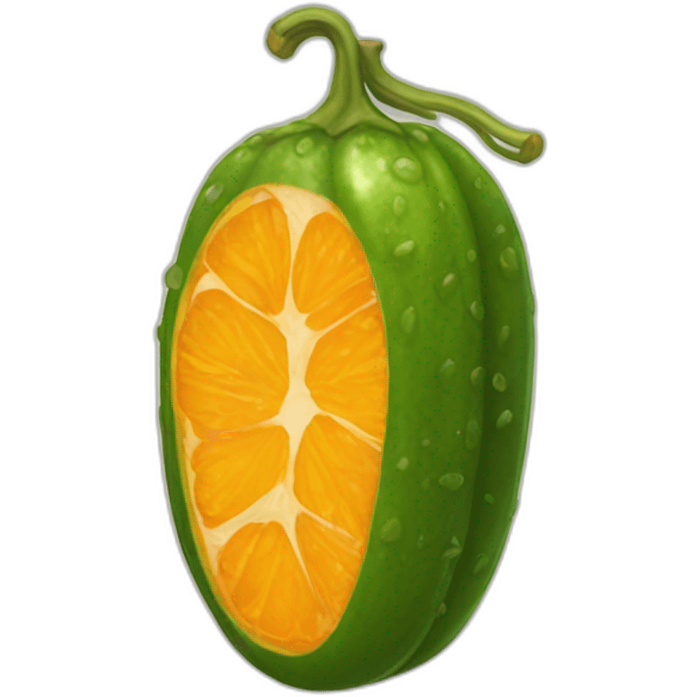 orange-pickle emoji