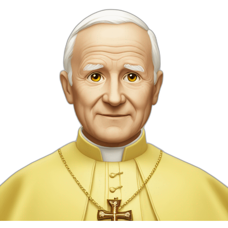 john-paul-ii-very-yellow-skin emoji