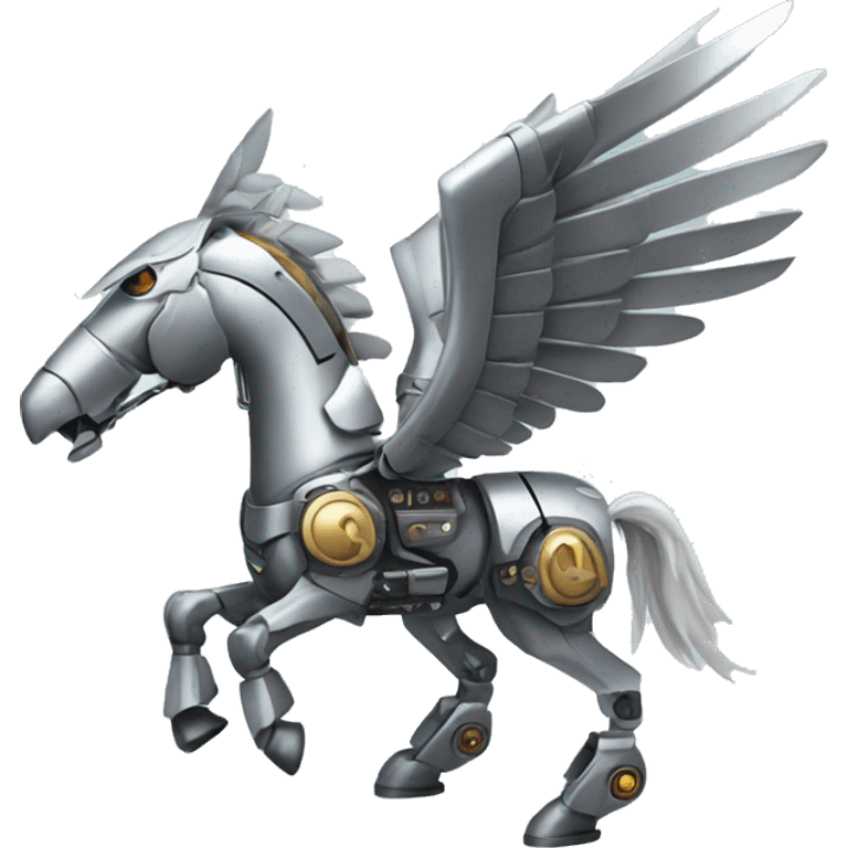 Metal Robot Pegasus  emoji