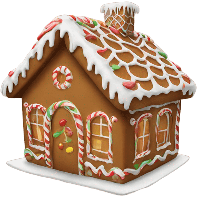 gingerbread house  emoji