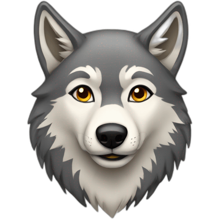 Female wolf  emoji