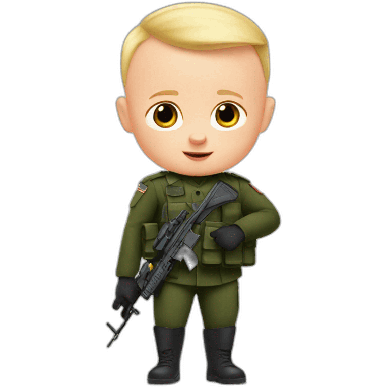 The Boss Baby soldier emoji